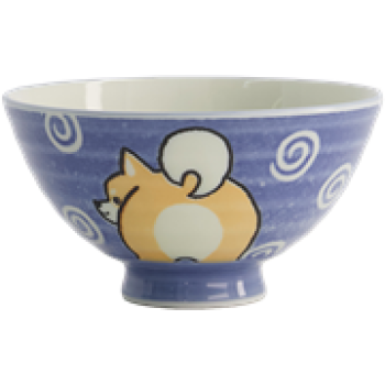 Kawaii Bowl / Schale für Reis - Shiba Blau von TOKYO Design Studio (350ml)