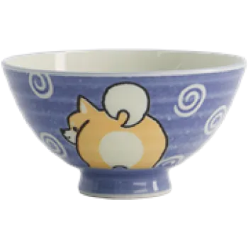 Kawaii Bowl / Schale für Reis - Shiba Blau von TOKYO Design Studio (350ml)