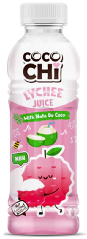 Litschi Drink mit Nata de Coco von Coco Chi [EINWEG]