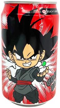 Ocean Bomb Limonade - Pfirsich - Goku Black - Limitierte Dragon Ball Super Edition (Inklusive 25 Cent Pfand) [EINWEG]