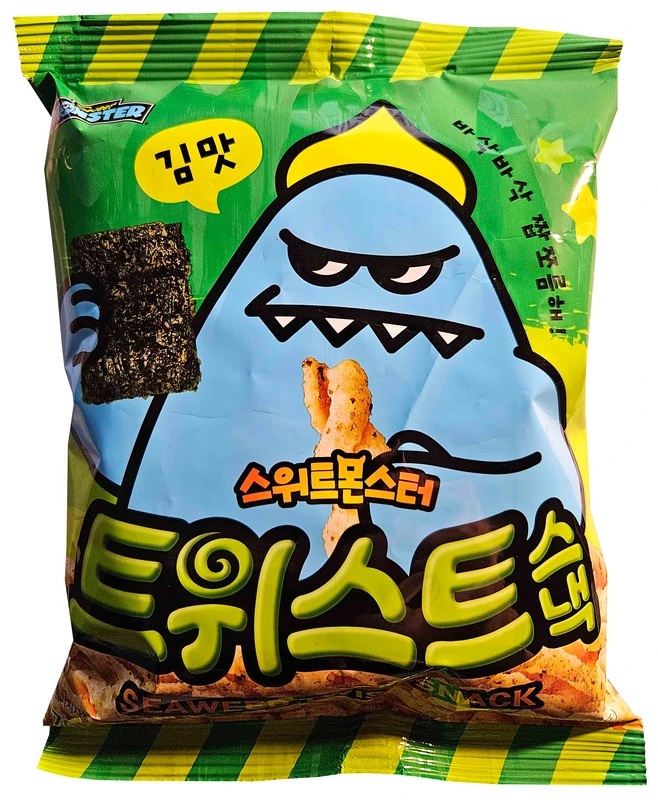 Koreanischer Seetang Twist Snack von SweetMonster 