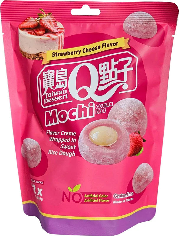 Mochi mit Erdbeer-Käse Geschmack von ROYAL FAMILY 