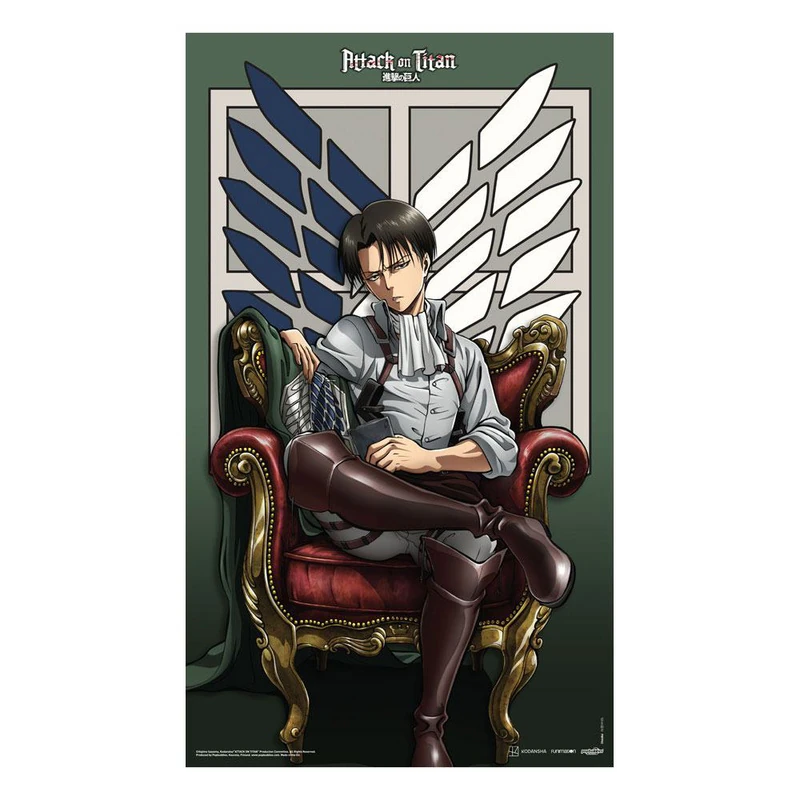 Levi - Attack on Titan Wallscroll - Pop Buddies (70 x 120 cm)