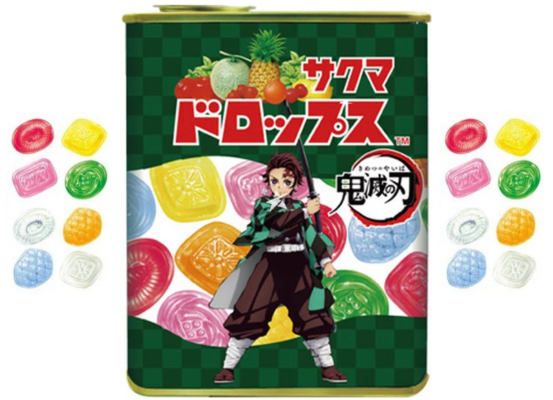 Japanische Fruchtbonbons in der Demon Slayer Edition von Sakuma