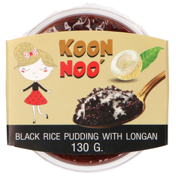 Koon Noo - Schwarzer Reispudding mit Longan von Thai Ha