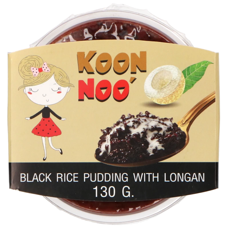 Koon Noo - Schwarzer Reispudding mit Longan von Thai Ha