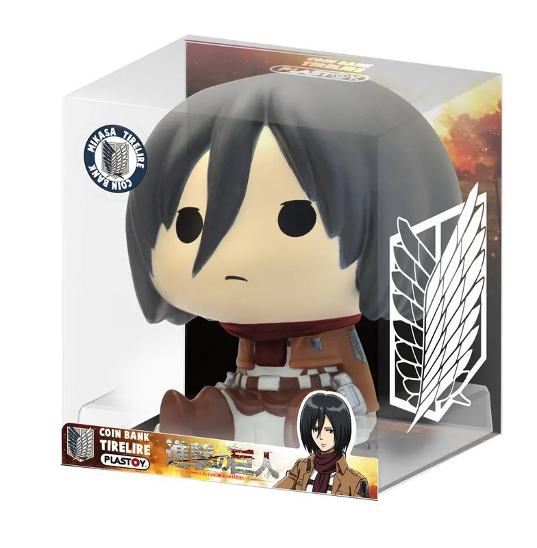 Attack on Titan - Chibi Spardose - Mikasa von Plastoy