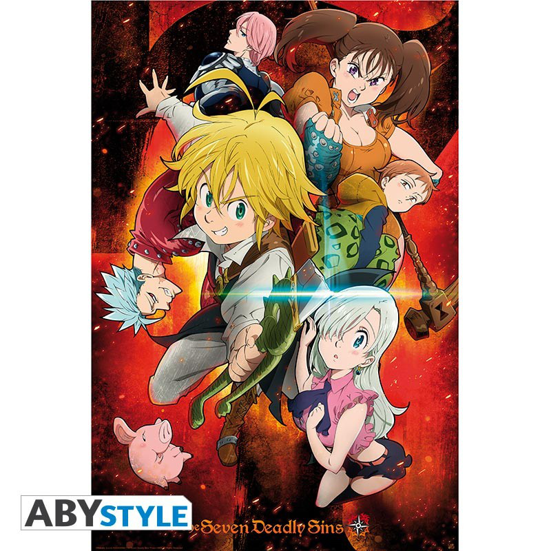 The Seven Deadly Sins - Charakter Poster von ABYStyle
