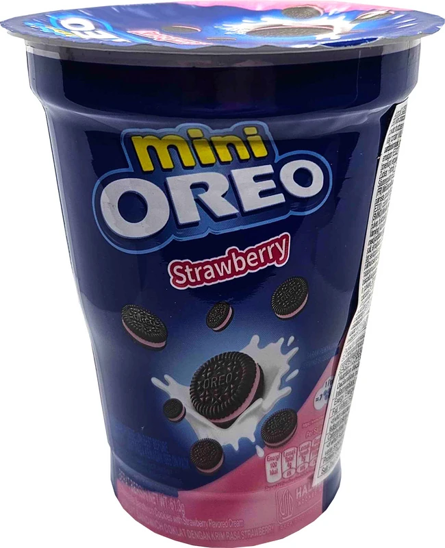 Mini Oreo im Cup - Erdbeergeschmack 