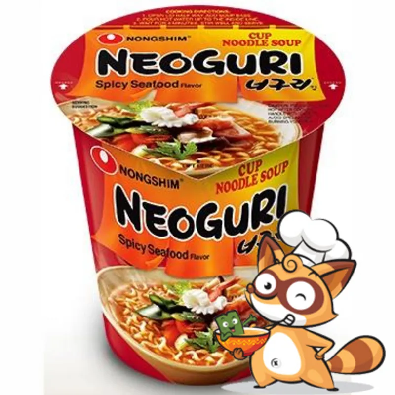 NeoGuRi Ramyun - Cup-Nudeln - Seafood & Spicy von Nong Shim