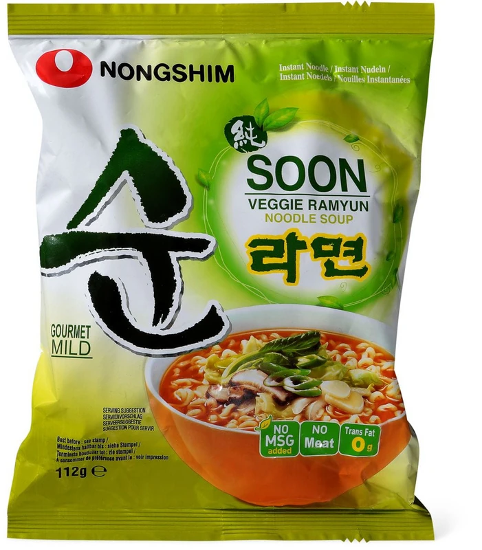 Instant-Nudeln - Veggie Ramyun von Nong Shim - [Vegan]