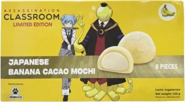 Japanische Cacao Mochi - Banane mit Milchcreme von HACHIKO & CO - Limitierte Assassination Classroom Edition