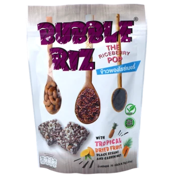 Bubble Riz - Fruchtriegel mit tropischen Früchten von Kaset