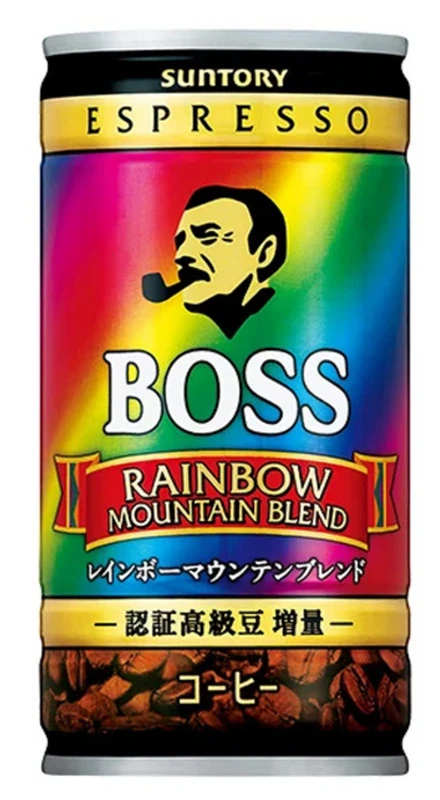 BOSS Kaffee - W-Espresso - Rainbow Mountain Blend von Suntory [EINWEG]