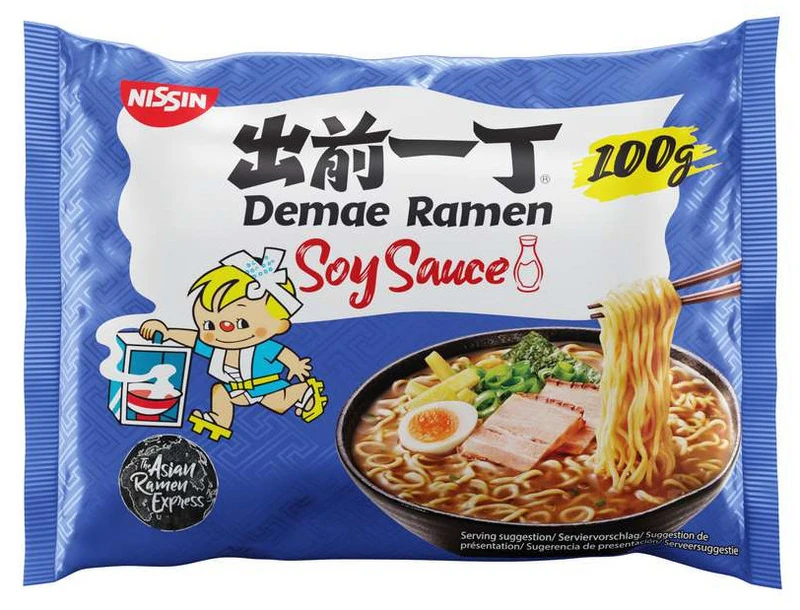 Instant-Nudeln - Demae Ramen mit Soya von Nissin