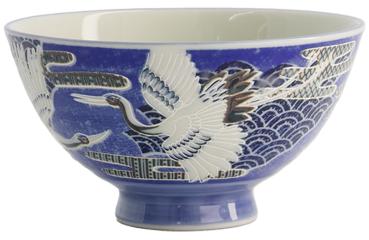 Kawaii Bowl - Kranich - Blau von Tokyo Design Studio (300ml)