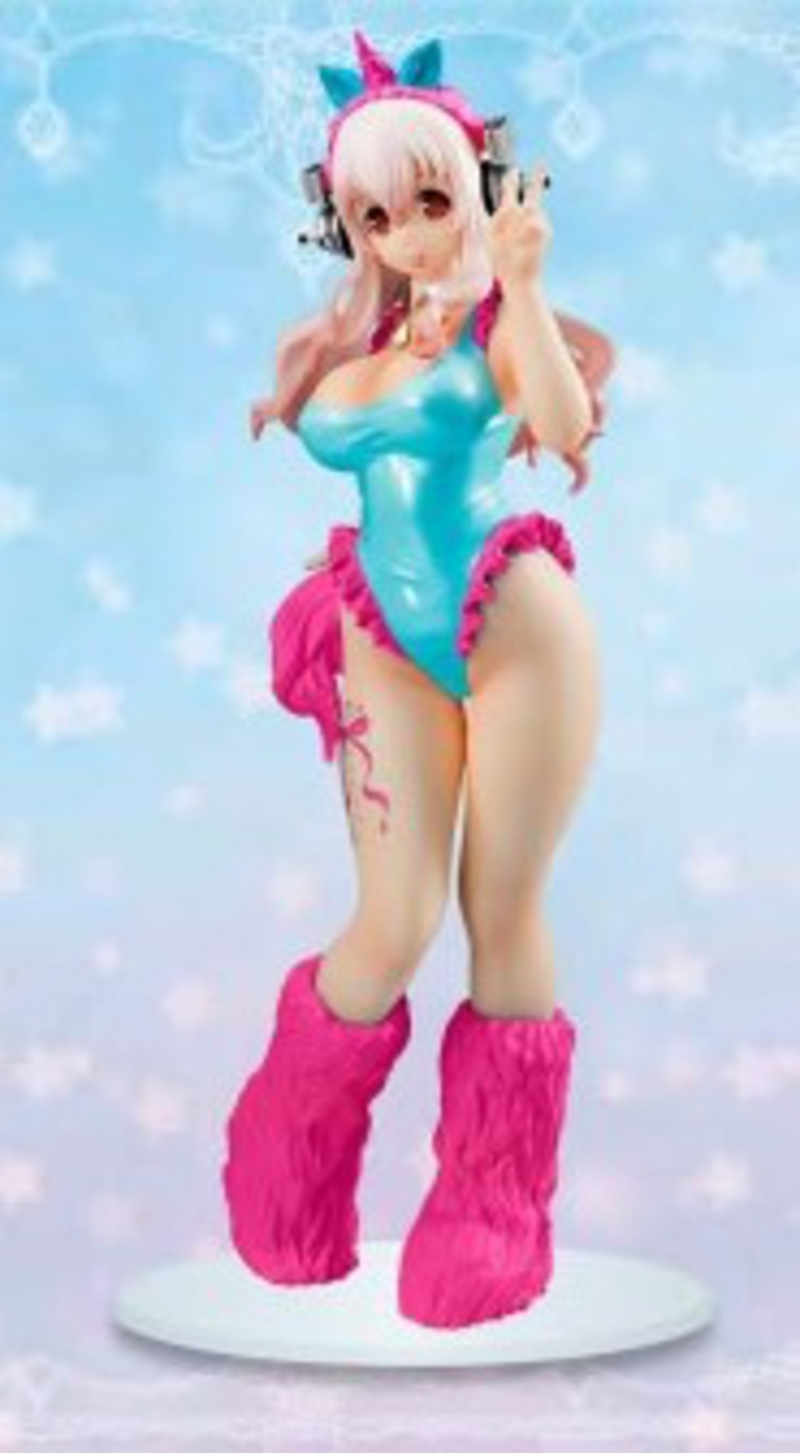 Super Sonico als Einhorn - rosa Version - FuRyu Special Figure