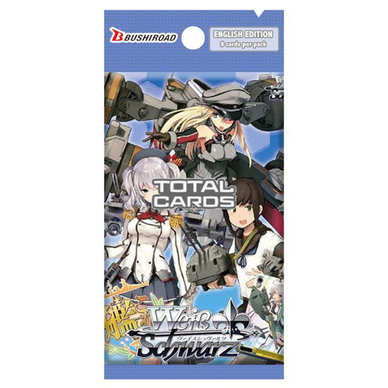 Weiss Schwarz Booster Packung - Kantai Collection-Reinforcements Fleet from Europe! (enthält 8 Karten) (Englische Version)