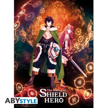The Rising of the Shield Hero - Naofumi & Raphtalia Poster von ABYStyle