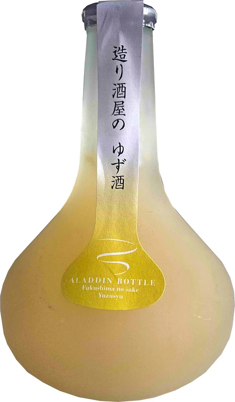 Japanischer Sake - Yuzu (Zitrone) (Aladdin Bottle Design) [EINWEG]