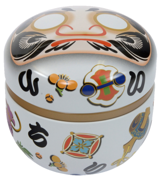 Tee Behälter im Daruma Design in Weiß von Tokyo Design Studio 