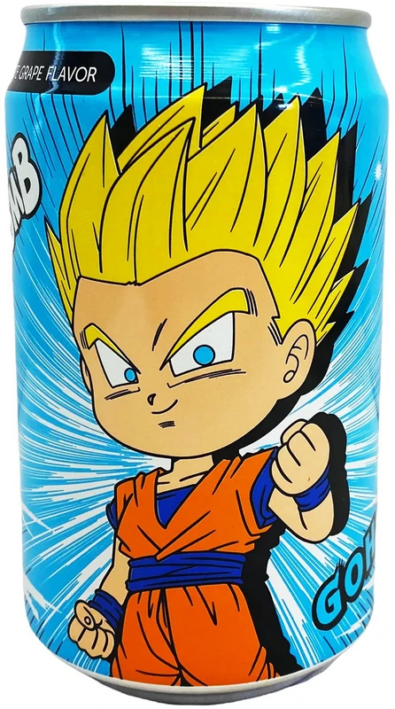 Ocean Bomb Limonade - Weintraube - Son Gohan - Limitierte Dragon Ball Super Edition (Inklusive 25 Cent Pfand) [EINWEG]