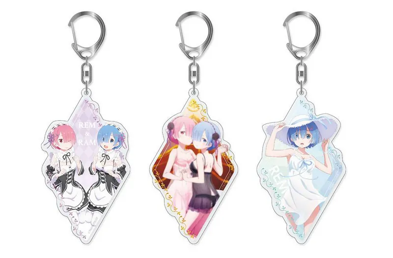 Re:ZERO -Starting Life in Another World- Schlüsselanhänger 3er-Pack