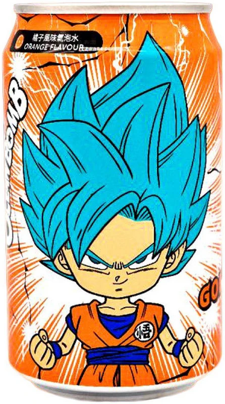 Ocean Bomb Limonade - Orange - Son Goku - Limitierte Dragon Ball Super Edition (inklusive 25 Cent Pfand) [EINWEG]