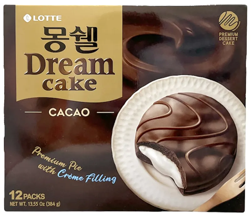 Koreanische Dream Cake Cacao von Lotte