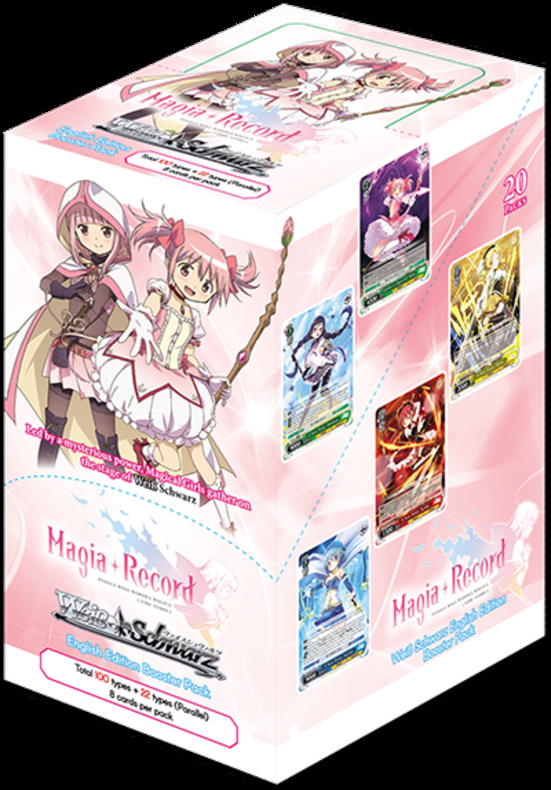 Weiss Schwarz - Magia Record - Booster Display (20 Booster mit je 8 Karten) - Englische Version