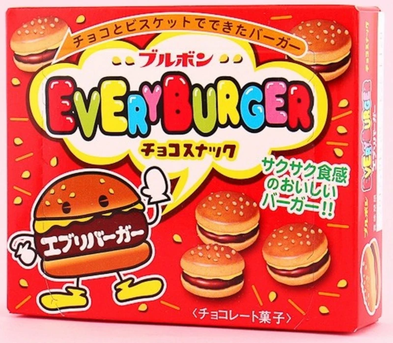 Japanische Schokoladen Burger Kekse von Bourbon