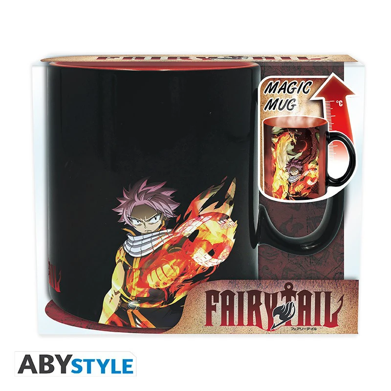 Natsu & Lucy - Fairy Tail - Hot & Cold - 460 ml Farbwechseltasse von ABYStyle