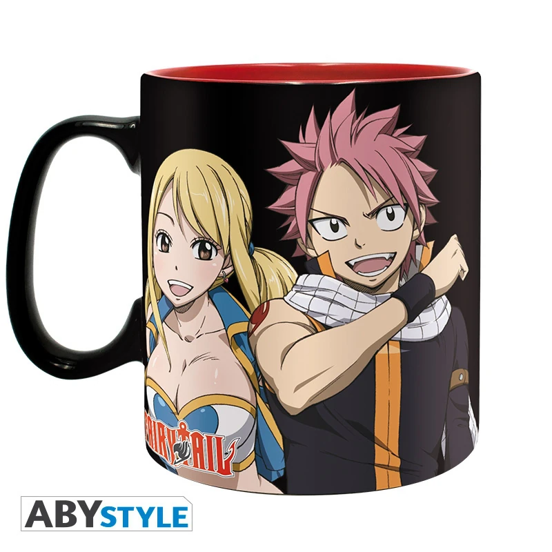 Fairy Tail - Natsu, Lucy, Emblem Tasse von ABYStyle