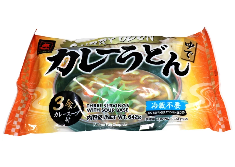 Original Curry Udon Nudeln von Miyakoichi (3 Portionen)