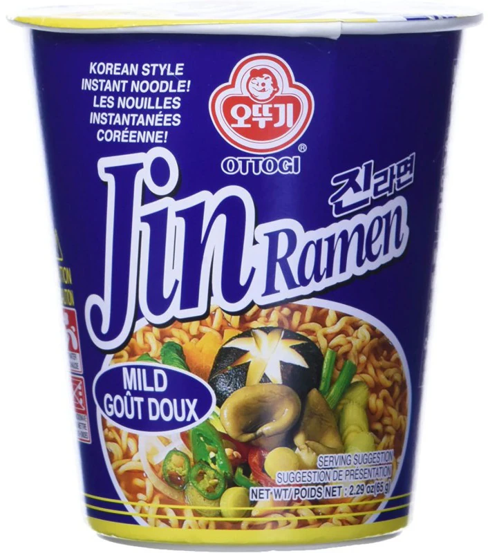 Koreanische Jin Cup Ramen - Mild von Ottogi