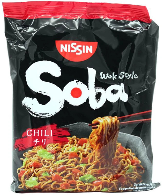 Instant-Nudeln - Yakisoba - Chili von Nissin [Vegetarisch]