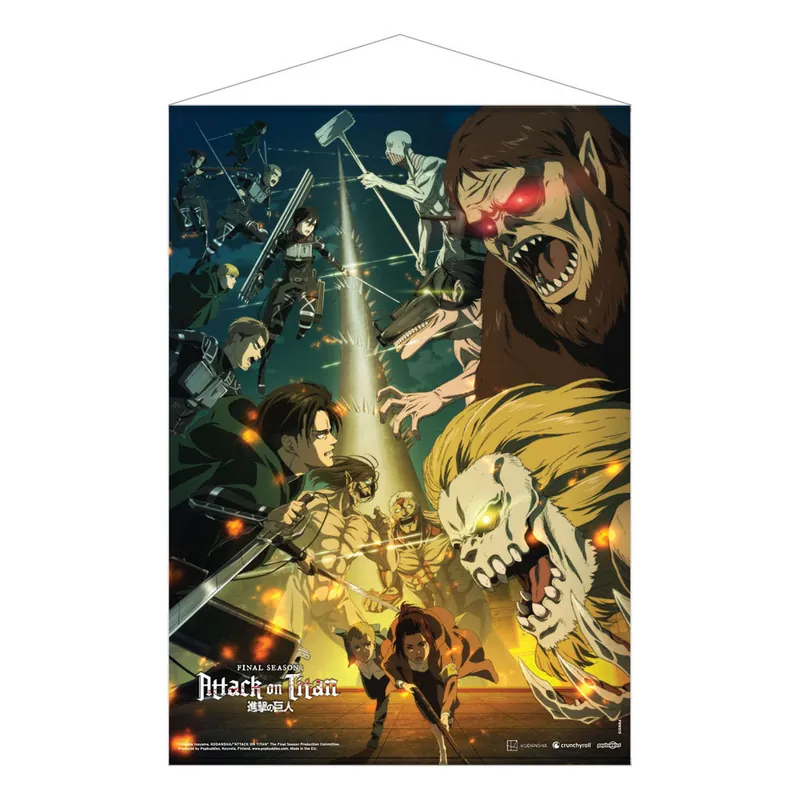 Attack on Titan - Paradis Island Vs Marley - Wallscroll - Pop Buddies (50 x 70 cm)