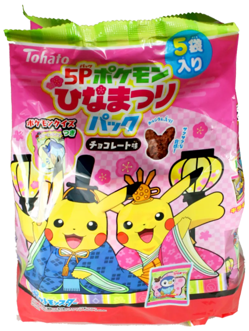 Japanische Schoko Kekse von Tohato - Limitierte Pokemon Edition