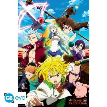 The Seven Deadly Sins - Meliodas & Sins - Poster (91.5x61cm) - ABYStyle