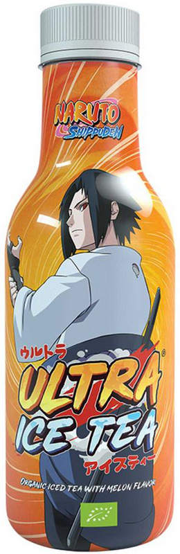 Bio Ice Tea - Schwarztee mit Melone -  Limitierte Sasuke Naruto Shippuden Version von ULTRA ICE TEA (Inklusive 25 Cent Pfand) [EINWEG]