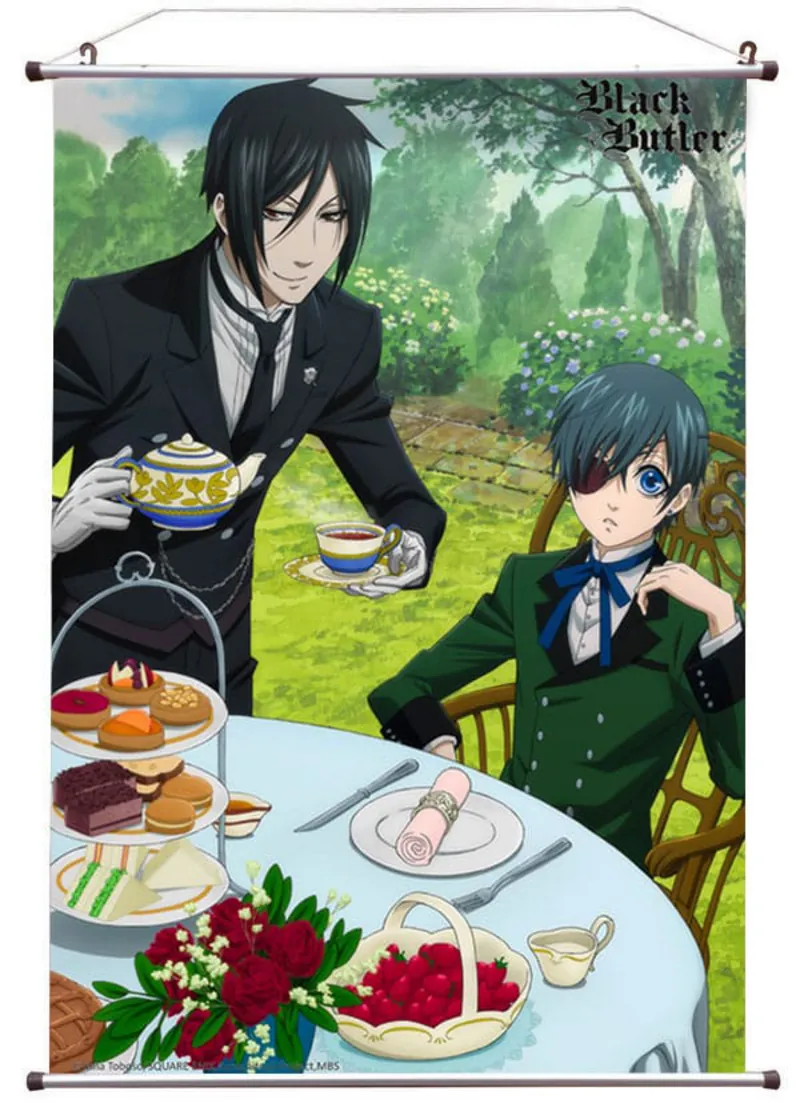 Tea Time - Black Butler - Wallscroll / Wandrolle - Sakami