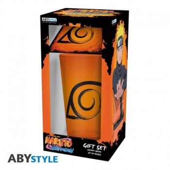 NARUTO SHIPPUDEN - Glas + Unterlage von ABYStyle