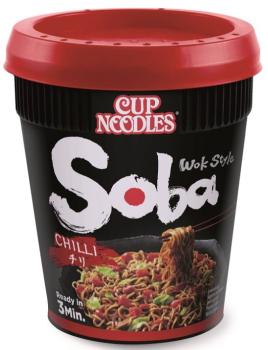Soba-Cup-Nudeln - Yakisoba - Chili von Nissin [Vegetarisch]
