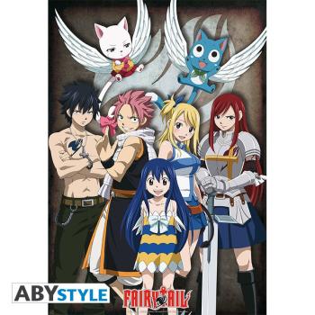 Fairy Tail - "Gruppe" Poster - ABYStyle