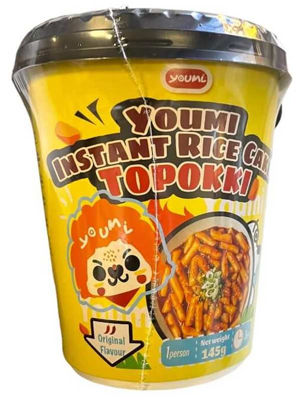 Koreanische Instant Topokki mit Original Sweet&Spicy Geschmack von Youmi