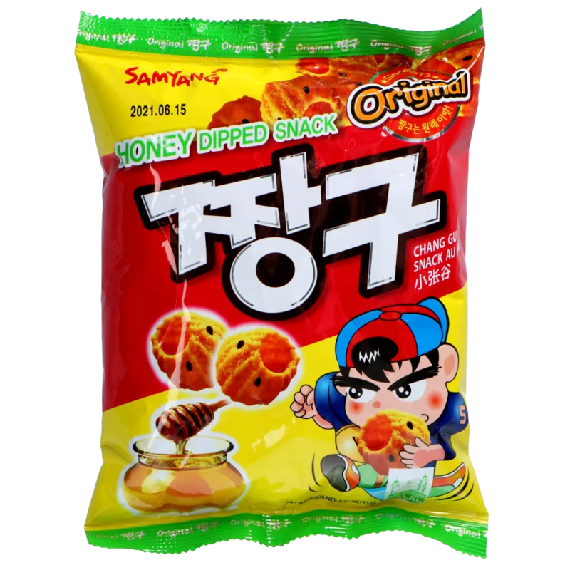 Chang Gu - Honig Chips von SamYang