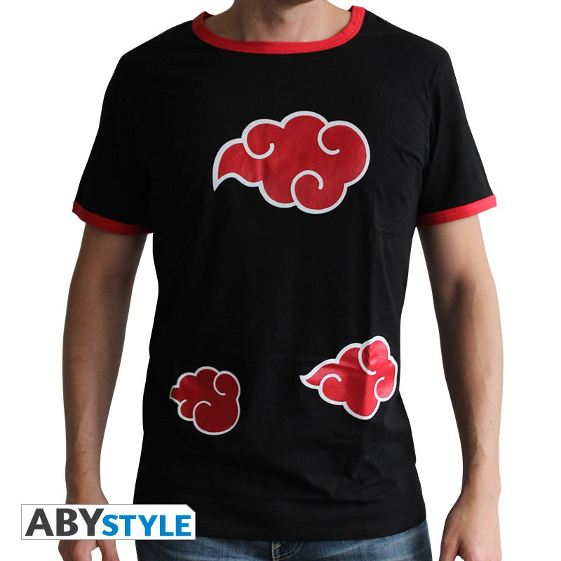 Akatsuki Men's Premium T-Shirt Größe - L - Naruto Shippuden - AbyStyle