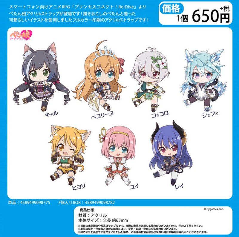 Lucky Box - Princess Connect! Re:Dive - Petanko Trading Acryl-Anhänger - Penguin Parade