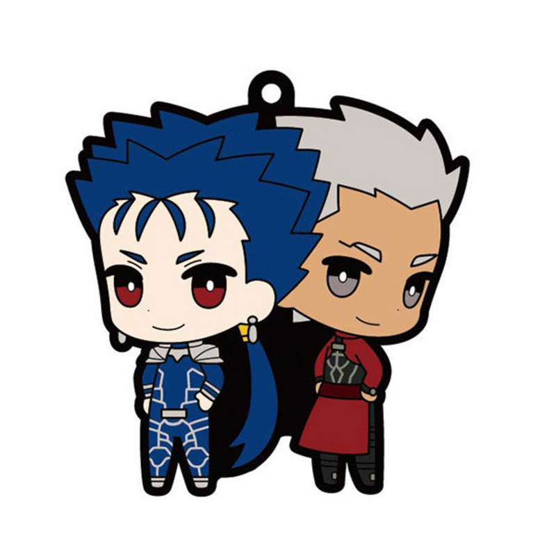 Archer & Cú Chulainn - Fate / Grand Order - Buddy Collection Gummi-Anhänger