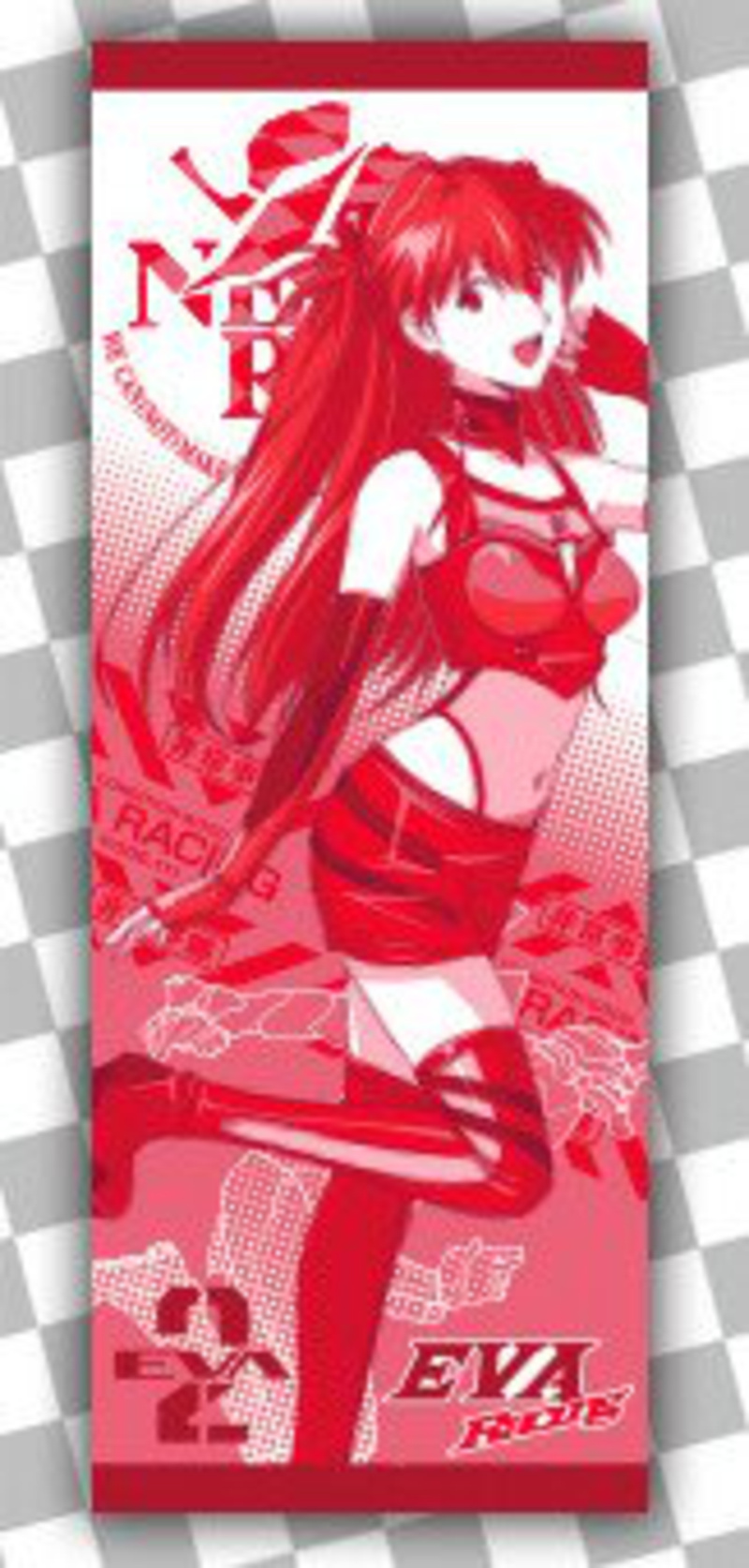 Asuka Langley Shikinami - Racing Handtuch